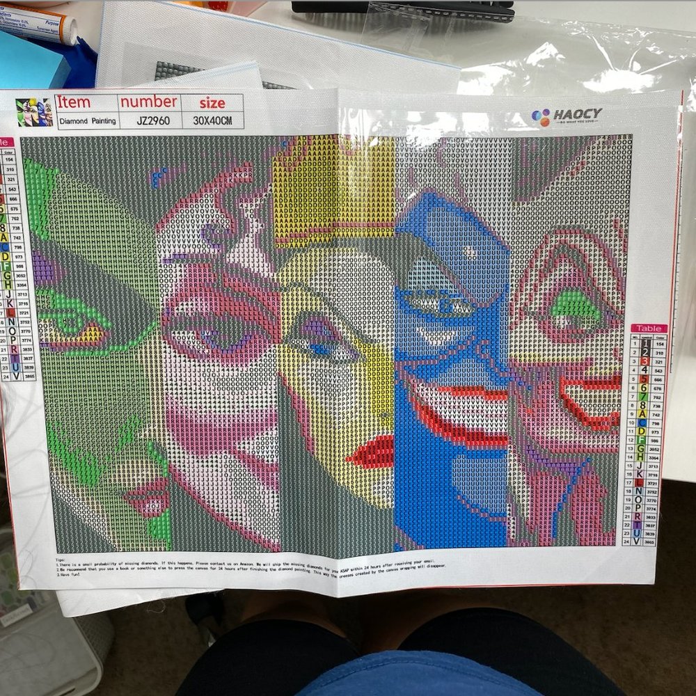 Disney villian diamond paint